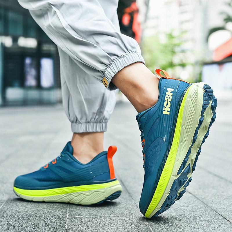 Fashion casual everything breathable trend thick soled sports shoes students high elastic shock absorption running shoes tide