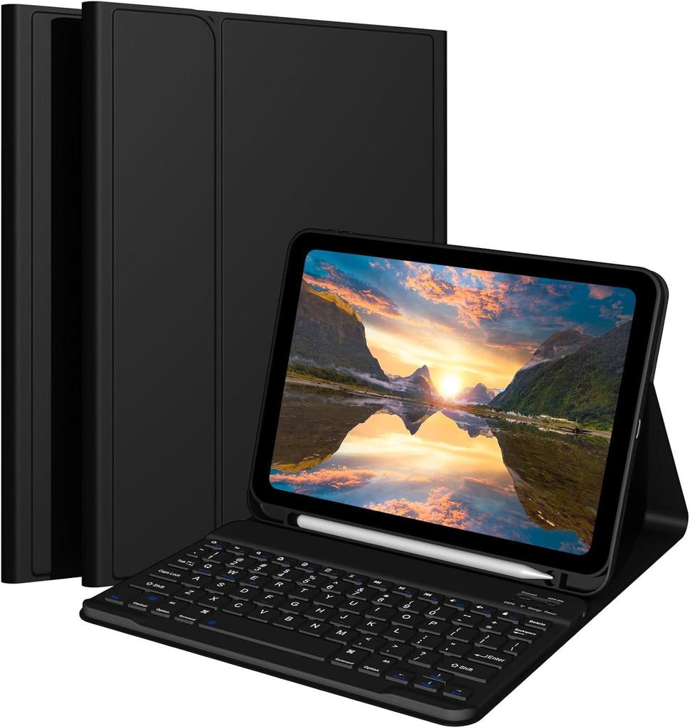 2025 Red Xiaomi Redmi Pad 2 Tablet Case with Wireless Bluetooth Keyboard SE11
