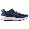 Adidas Alphabounce Rc Simple Fabric Shock Absorption Non-Slip Low-Top Marathon Running Shoes Women Sneakers Blue White B42654