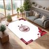 Aberdeen FC Soccer Football Pattern Soft Area Rug Non Slip Indoor Floor Carpet Sports Decor Mat for Bedroom