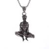 Hell Death Scythe Necklace Pendant Gothic Mysterious Devil Necklace Men\'s Personality Punk Retro Halloween Trend Jewelry