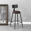 WEZHO Home Bar Stool with Backrest