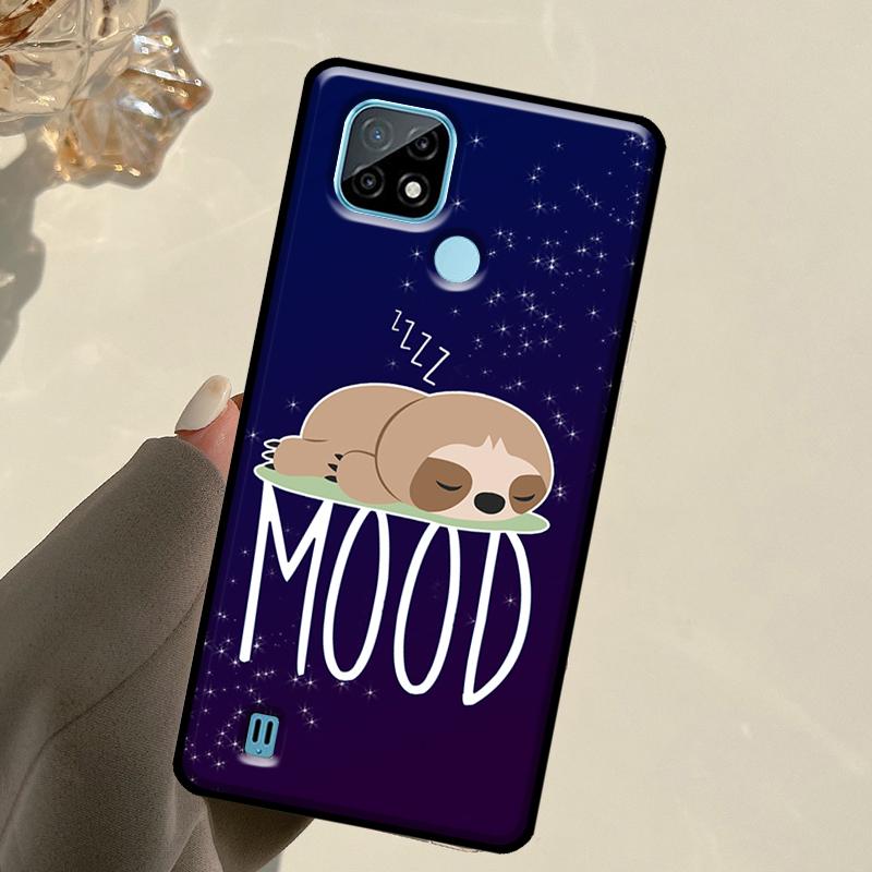 Sloth For Realme 14 Pro Plus 10 11 12 13 GT 6 6T 5 GT7 Pro C61 C55 C53 C51 C21Y C25S C67 C75 Case