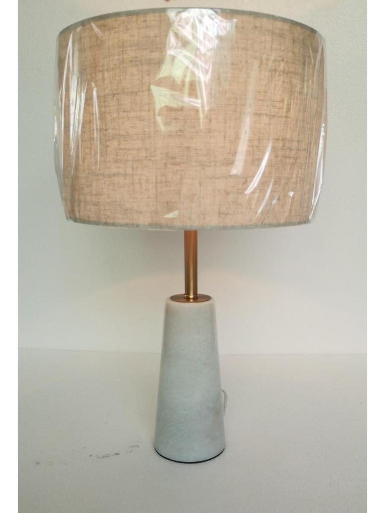 Nordic Marble Table Lamp: Light Luxury, Post-Modern Design for Living Room or Bedroom Decor.