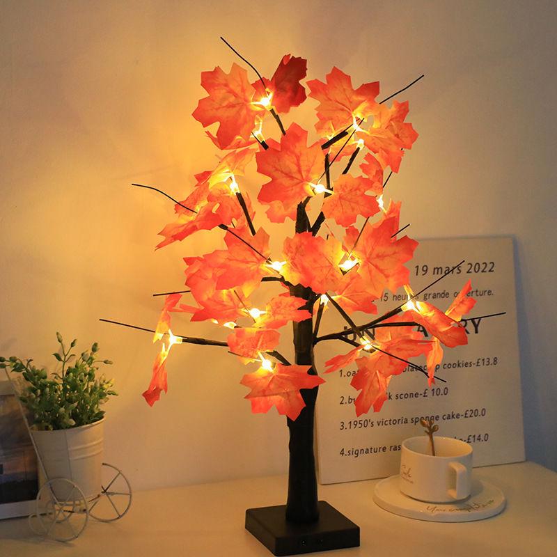 Starry Tree LED Copper Wire String Lights - Touch Switch Night Light