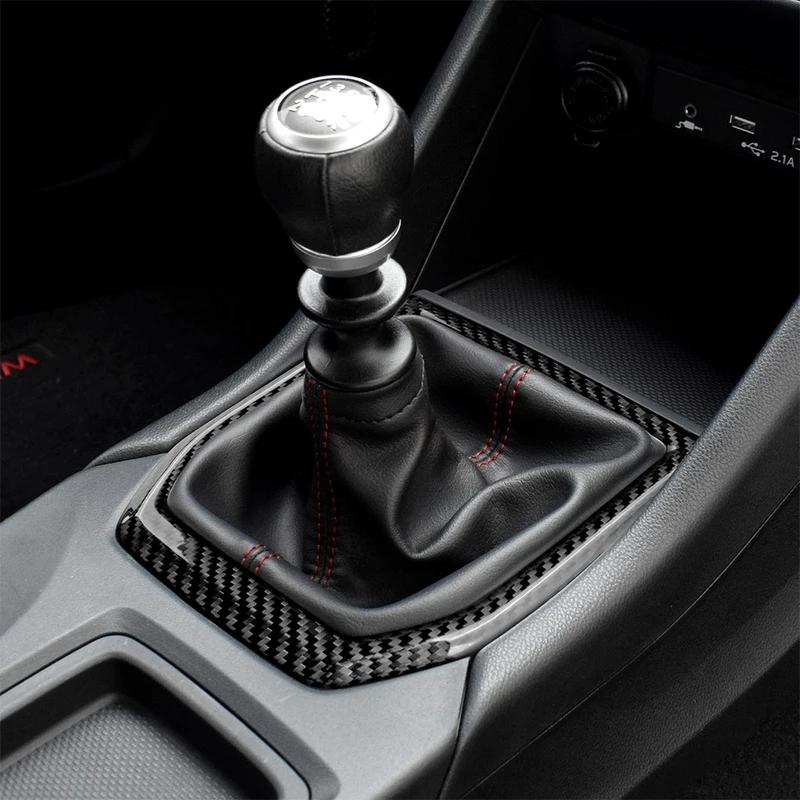 Real Hard Carbon Fiber Sticker For Subaru WRX/ WRX STI 2022 2023 2024 Car RHD LHD Gear Panel Cover Interior Trim Accessories.