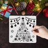 Christmas Painting Stencils Embossing Paper Card Scrapbooking Stamp Album Decoration New Year DIY Wall Window Decor Kids Gifts