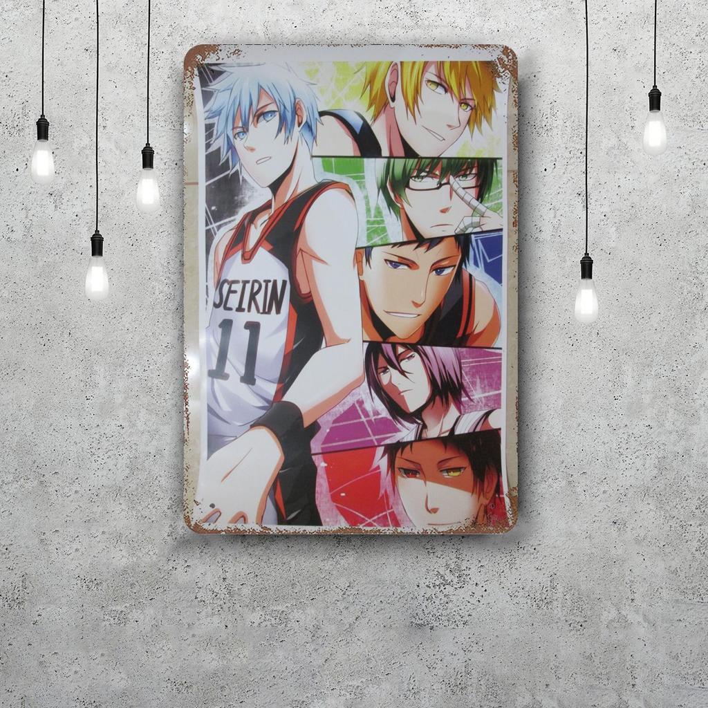 kuroko no basket replace plus Vintage Metal Tin Signs Posters Decor Retro Metal Plaque Wall Art Decor for Garage Bar