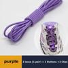 Lacci Elastici Senza Nodo per Scarpe Quick Lock Rotondi in Gomma Regolabili Elastici Pigri per Scarpe da Ginnastica Scarpe da Corsa Sportive