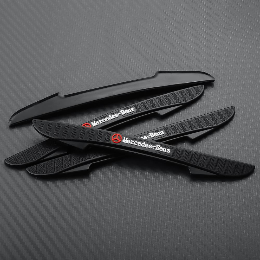 GLC GLB 4ks Gumové Pásky Chrániče Hrany Dveří Auta Proti Srážce Samolepky Pro Mercedes-Benz AMG W202 W203 W204 W205 W210 W211