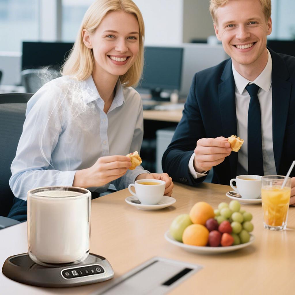 (Usb Plug In Use) Coffee Cup Heater Wireless Coffee Heater Ceramic Beverage Cup Heater Dining Room Centerpieces For Tables