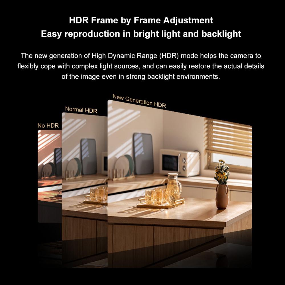 Xiaomi Smart Camera 4K 8MP AI Smart IP Kamera Heimüberwachungskamera Monitor Nachtsicht Video 360 Grad