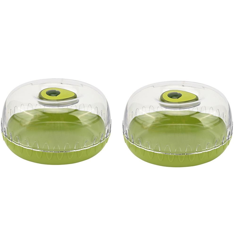 2 Piece With Lid Fruit Preservation Box Sealed Drop-resistant Vegetable Fruits Crisper Wear-resistant Reusable