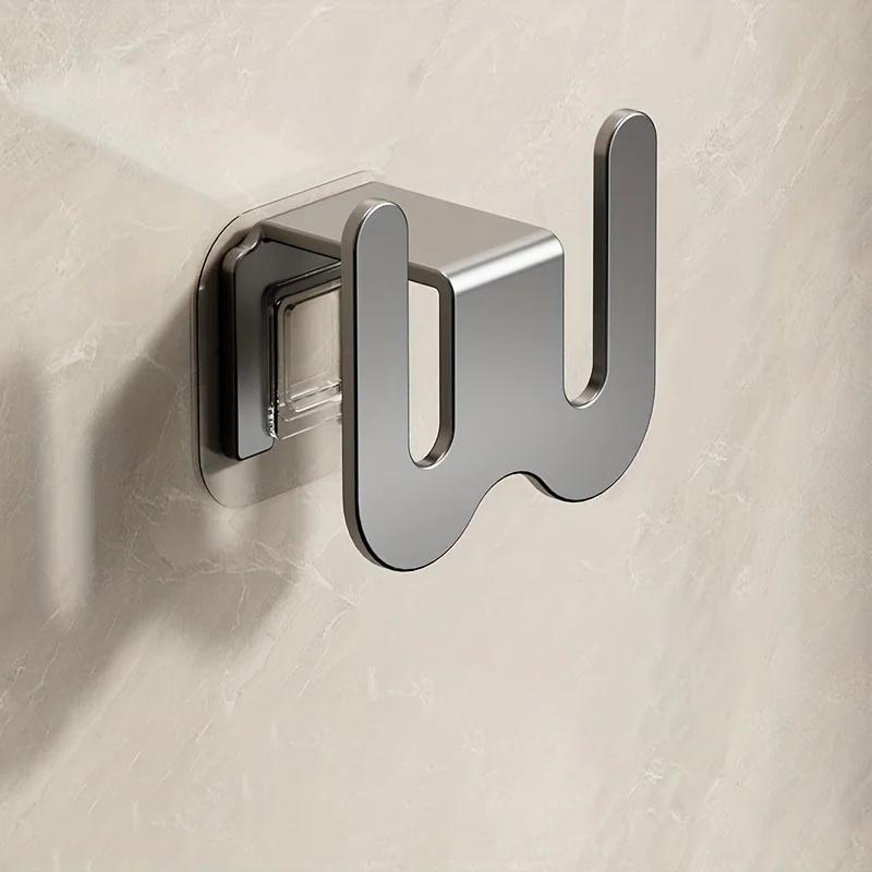 Крючки для полки для обуви без сверления настенные вешалки для экономии места органайзер для хранения обуви в ванной комнате серый 1149₽