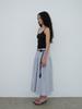 Text Room Emma Shirred Skirt_Light Blue