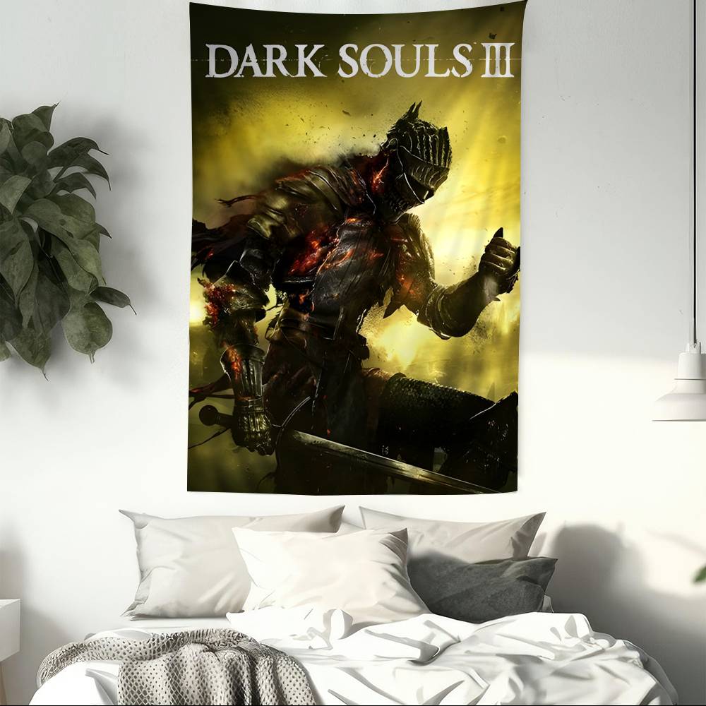 DARK SOULS Adventure Game Hanging Bohemian Tapestry Hanging Tarot Hippie Wall Rugs Dorm Home Decor