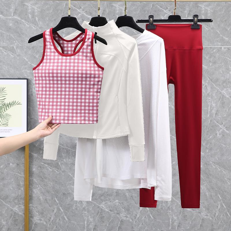 Eleganter 2025 Damen-Yogaanzug – Hochwertiges, wunderschönes Frühling/Sommer-Fitnessset