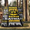 1pc Batman Logo Outdoor Flannel Throw Blanket Soft, Lightweight & Warm