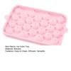 Silicone Ice Cube Tray with Lid Easy-Release Round Ball Mold for Whiskey