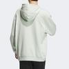 Adidas Solid Color Hoodie With Kangaroo Pocket Unisex Hoodie Linen-Green IV7593