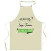 Kitchen Apron - Best Midwife Ever - Humorous Text Print - Durable Cotton - Made In France