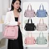 Women’s Oxford Tote Bag Large Capacity Shoulder Bag Casual Crossbody Handbag Multi Pocket Travel Messenger Bag