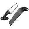 2pcs Motorcycle Rearview Mirror Adjustable Rotating Wind Wing Mirror Replacement for Ninja 250 300 H2 H4