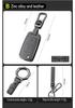 2023 Foton Aoling Suyun Pro Leather Key Cover for Men & Women, Oumake S1 Remote Control Holder with Buckle
