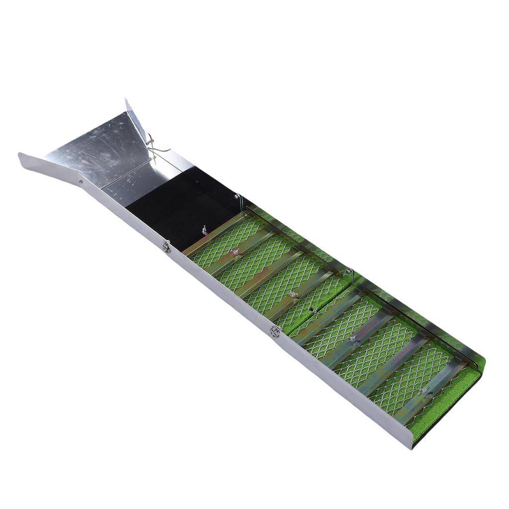 Goldwaschset mit faltbarer Schleusenbox, Schleusenbox aus Aluminiumlegierung zur effizienten Sammlung von Metallen in Rio, Bach, leicht und robust