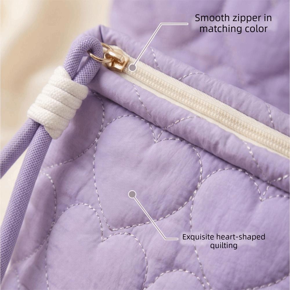 Large Capacity Portable Cosmetic Bag Solid Color Women Wash Pack Handheld Cosmetic Case Portable