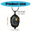 Elegante Halskette Zarter Sonne und Mond Anhänger Halskette Dating Schmuck Perfekt für den Alltag oder Besondere Anlässe