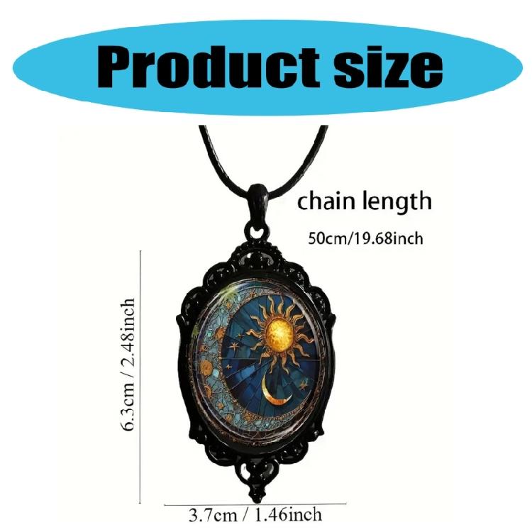 Elegante Halskette Zarter Sonne und Mond Anhänger Halskette Dating Schmuck Perfekt für den Alltag oder Besondere Anlässe