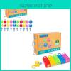 Kinder Lernschloss Schlüssel Alphabet Zahl Zuordnung Früherziehung Spielzeug