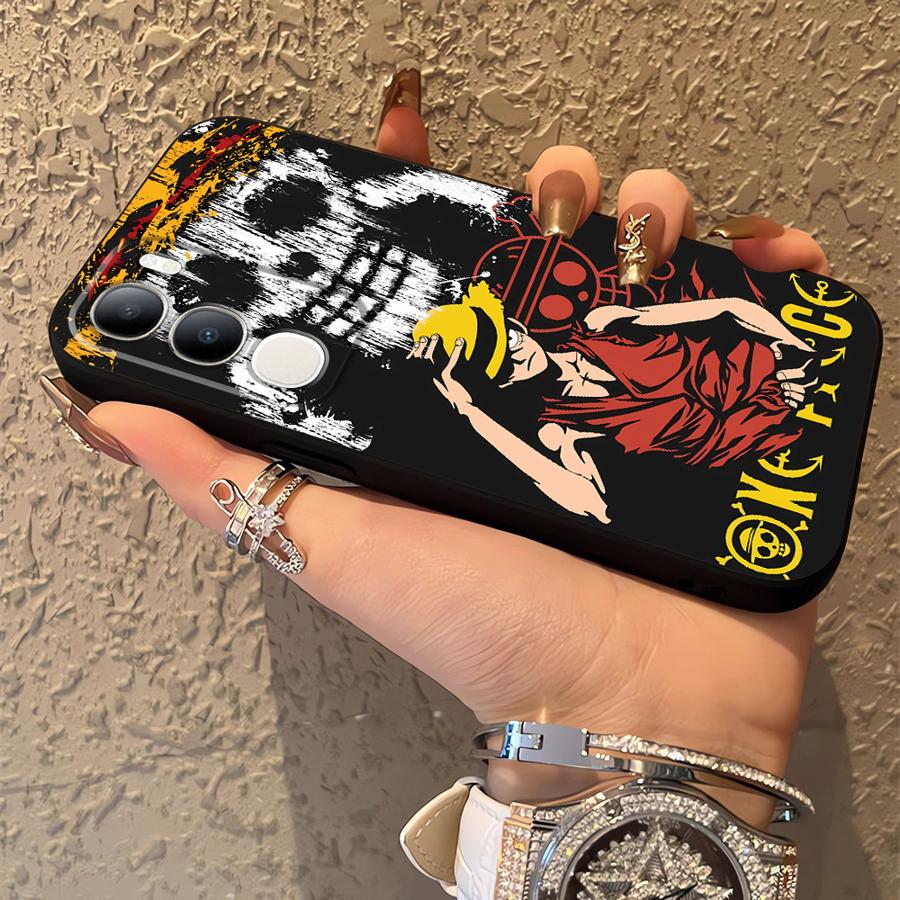 Ones Pieces Luffy Phone Cover Case for Vivo V29 Y50 Y95 Y75 Y81 Y71 Y91 V21E V23 Y51S Y78 V27 Y52S Y93 V25 V30 Y53S