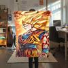 1PC Vegito  Print Flannel Blanket, High quality All Seasons, Home Decor, Warmth and Comfort, Perfect for Christmas Gifts