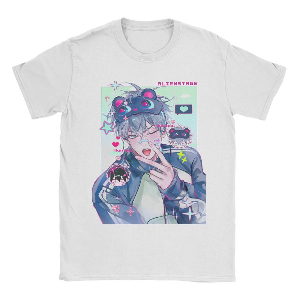 Alien Stage TShirts for Men Women Till Ivan Anime Novelty Pure Cotton Tees Crewneck Short Sleeve T Shirt Birthday Gift Clothes