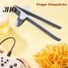 Gamer Snack Grabber 1 Pair Finger Chopsticks Food Grade Reusable Gamers Tong Holder Clip Tweezers Chip Tools Christmas Gift