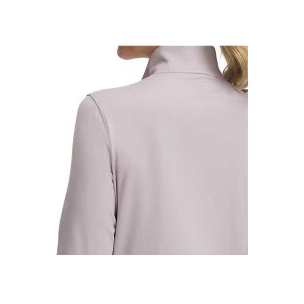 Under Armour Qualifier Fashion Comfortable Running Long Sleeve T-Shirt Women Tops Dawn-Gray Pink 1379349-009