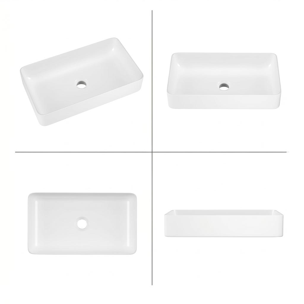 Helmken 48760000 Countertop Washbasin (60x34) White
