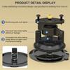 Universal Suction Mount Base with 1/4 Thread Hole for Secure Attachment of Photography Gear and Mobile Accessories