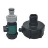 Adaptador para Depósito IBC S60X6 Conector de Rosca 3/4'' Recambio Válvula Racor Conector Rápido para Manguera de Jardín Conectores de Agua para Jardín