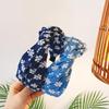 Women's Summer Casual Blue Bandana Hairband