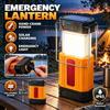 Ultra‑Bright COB LED Camping Lantern, Hand Crank & Solar Powered Camping Lamp, USB Rechargeable Emergency Light for Outdoor Hiking Camping