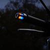 Motorcycle Scootor LED Handlebar End Turn Signal Corner Light DC12V Flasher Handle Grip Blinker Side Marker Hand Lamp 2x