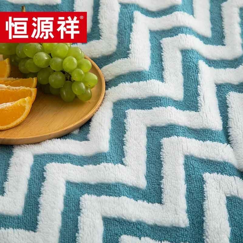 Hengyuanxiang HYX TLS1045 Wheat Ear Lamb Fleece Jacquard Blanket