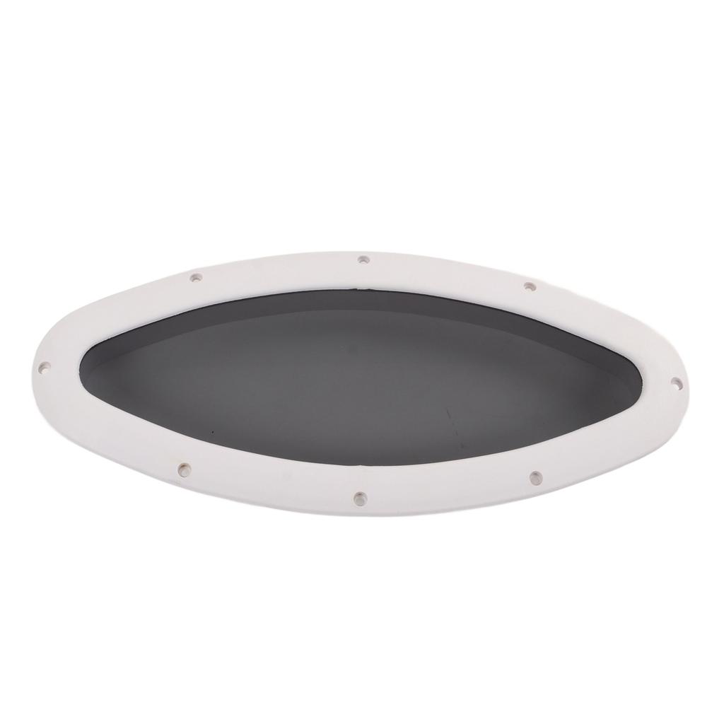 465x200mm Oval Portlight Window Anti UV Waterproof Marine Hatch Porthole for Yacht Boat Cabin Storeroom Conference Room