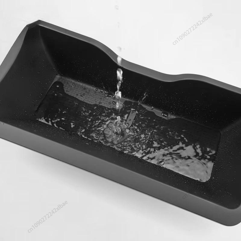 Under-seat Storage Box Seat Storage Main and Co-passenger Car Storage Utility Box Accessories For Tesla Model YL 2026 2027