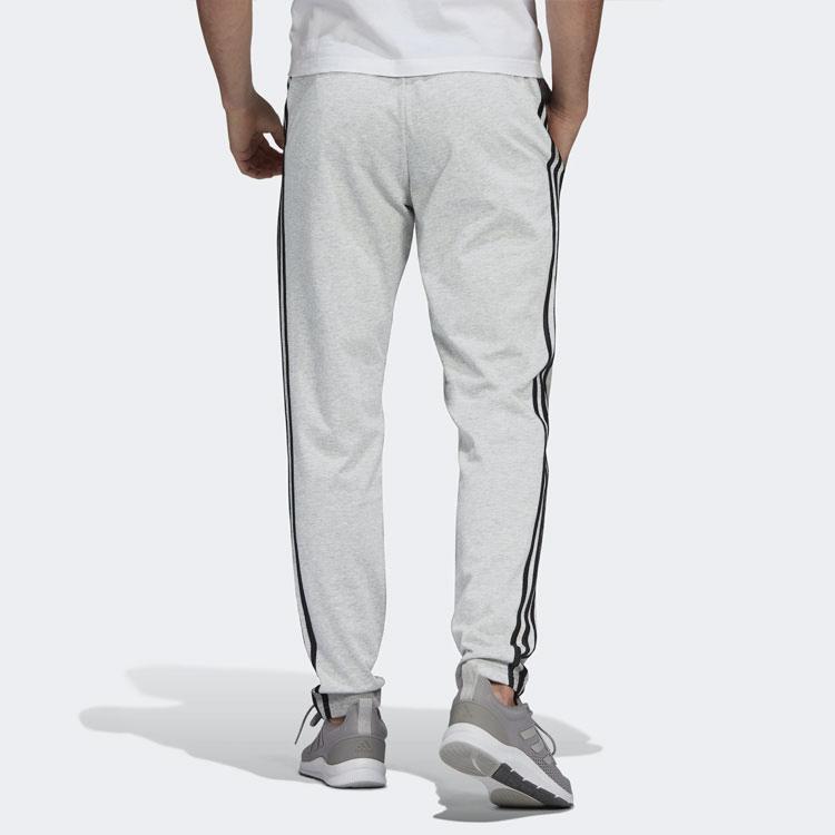 Adidas 3-Stripes Track Pants Men Bottoms Gray GK8998