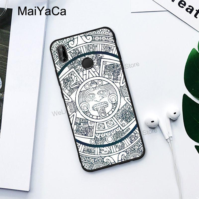 Mayan Calendar Wood Pattern Case For Xiaomi Redmi Note 11 Pro 10 9 8 9S 10S 9A 9T Mi 11T 11 Lite POCO F3 M3 M4 X3 Pro GT