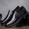 2025 autumn new leather shoes men's leather business casual shoes breathable men's shoes soft-sided one-pedal foot shoes